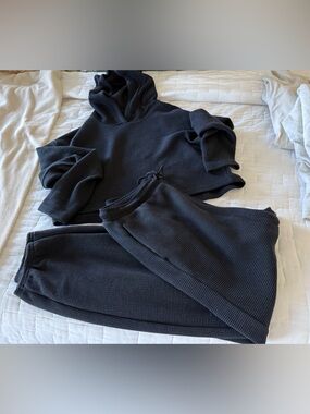 Athleta Waffle jogger set